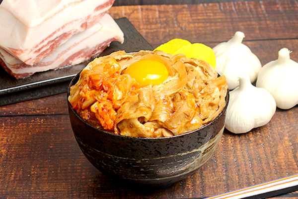 【キムチ】スタミナニンニク豚丼