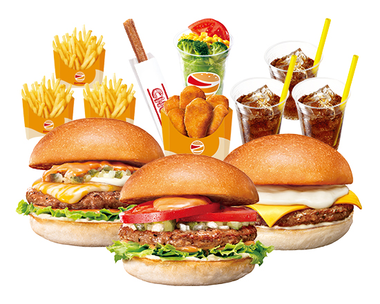 ゼッテリア ZETTERIA 【選べるデリシェアセット】 3人前 Delivery Limited Set for Three