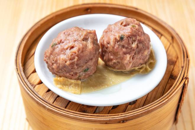 香港飲茶 106. ジューシー牛肉のふわとろ蒸し団子