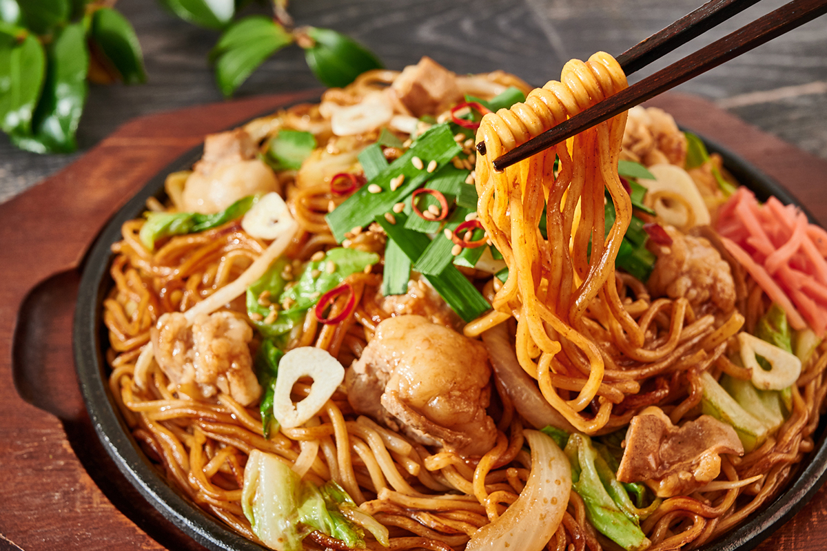 『男めし！国産牛ホルモン焼きそば』 -ホルそば亭- 黒髪2丁目店