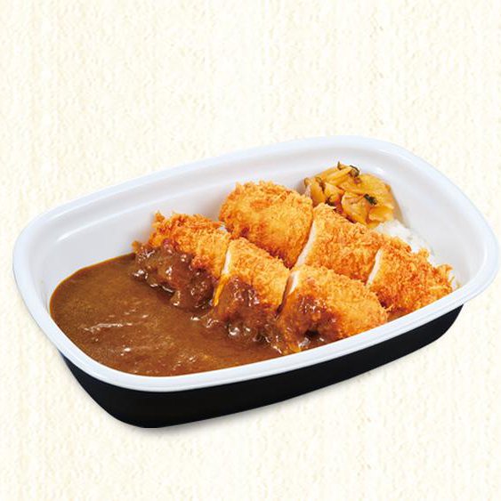 かつ庵 国産ささみかつカレー弁当 Curry Rice with Japanese Chicken Tender Cutlet