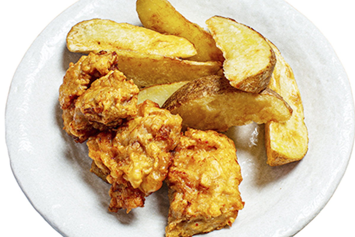 麺場 田所商店 唐揚げ＆ポテト(味噌唐揚げ3個+フライドポテト)