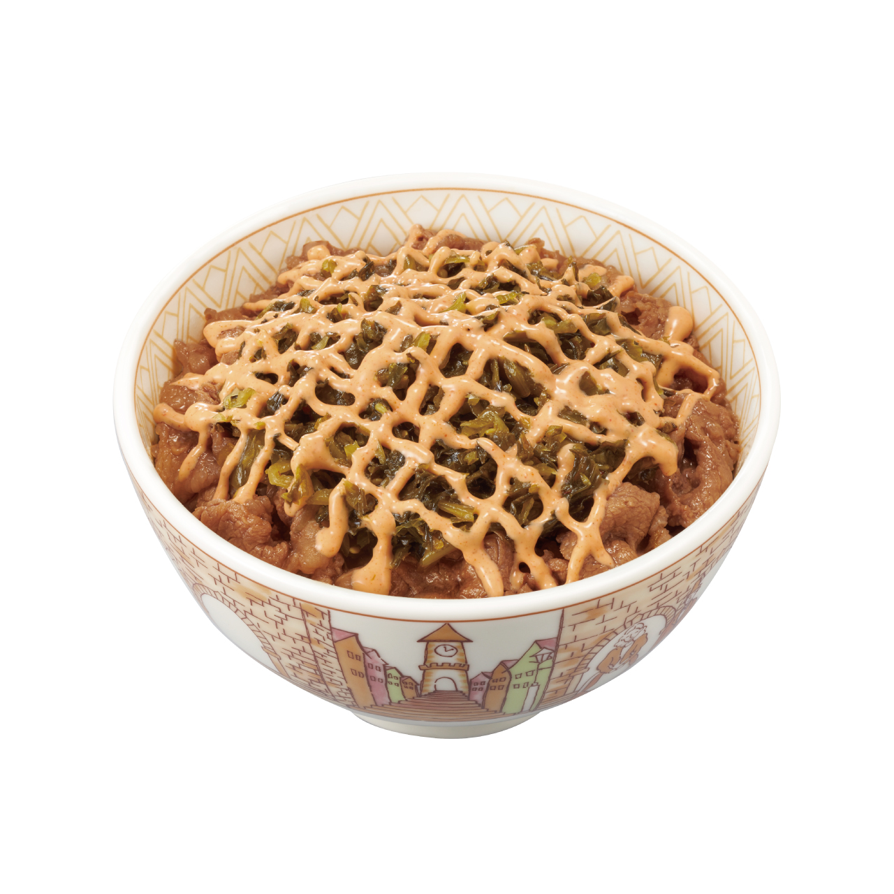 すき家人気No.2 高菜明太マヨ牛丼