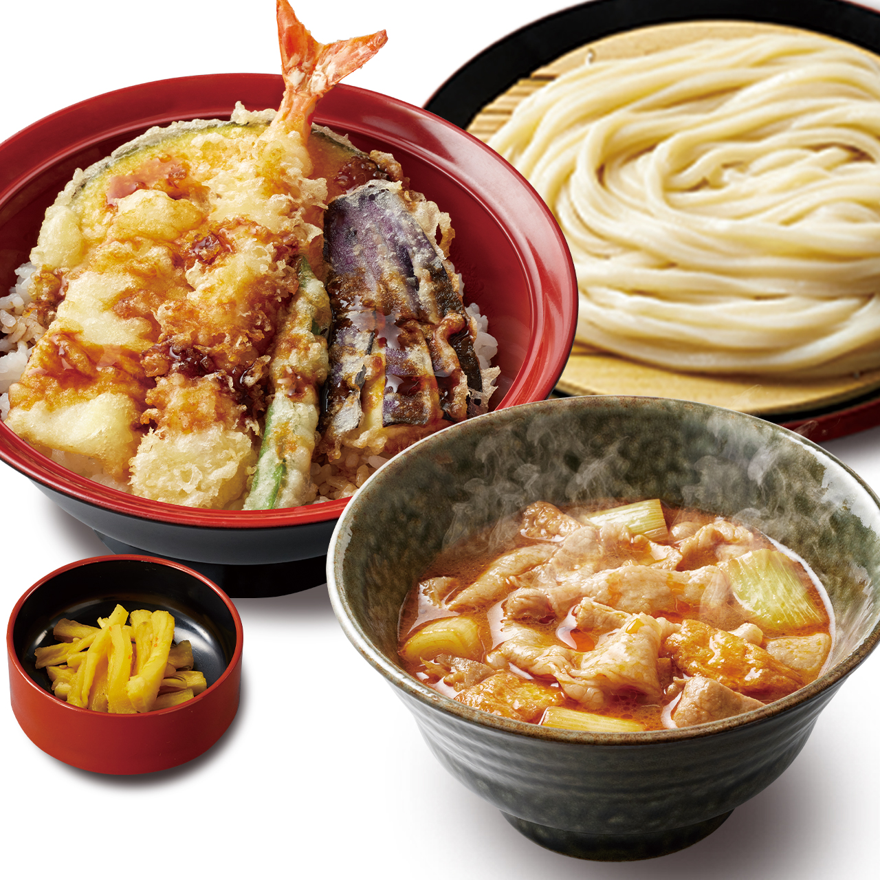 久兵衛屋 旨辛肉つけ汁 満腹定食