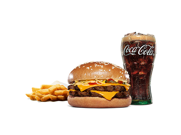 バーガーキング チーズダブルチーズバーガーセット