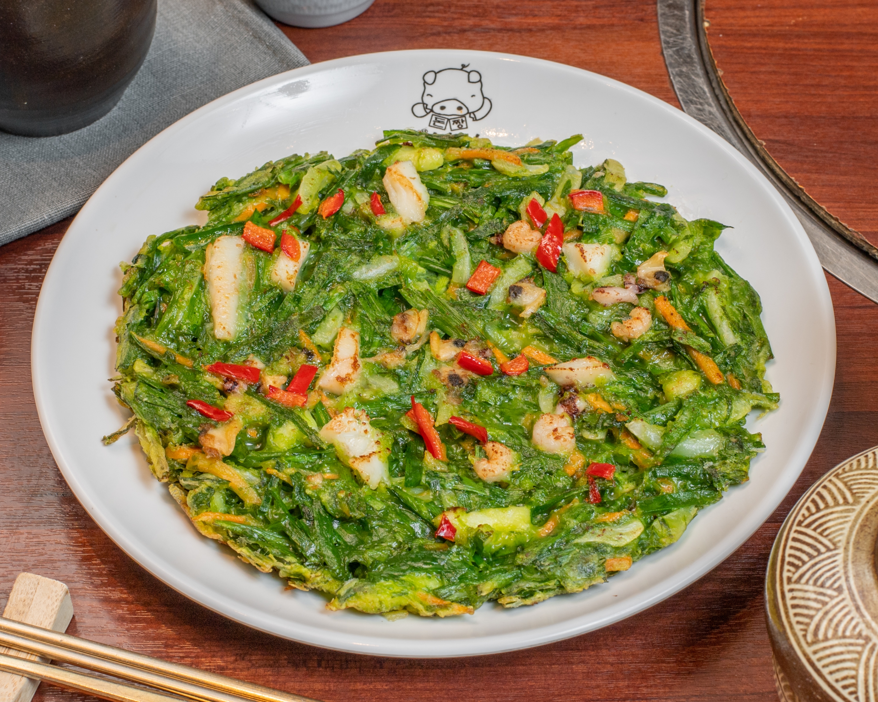 とんちゃん 海鮮ニラチヂミ