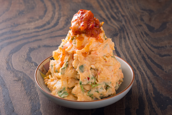 油そば 雷神 韓流ポテトサラダ