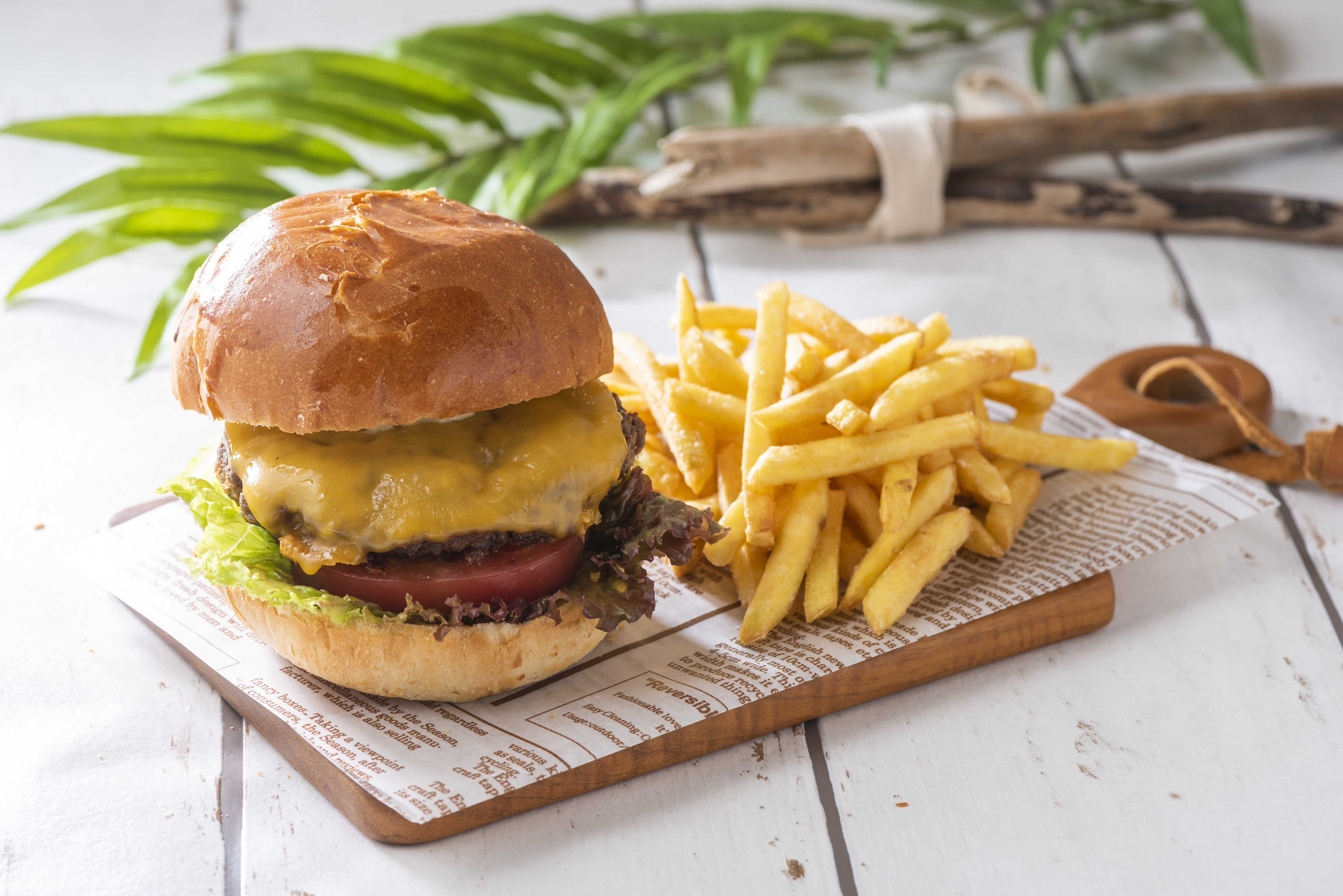 モアナキッチンカフェ チーズバーガー