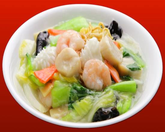 梅蘭 海鮮あんかけ焼きそば