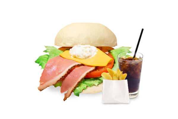 the 3rd burger チーズサンドセット/高加水バンズ