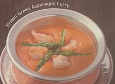 エビとアスパラカレー