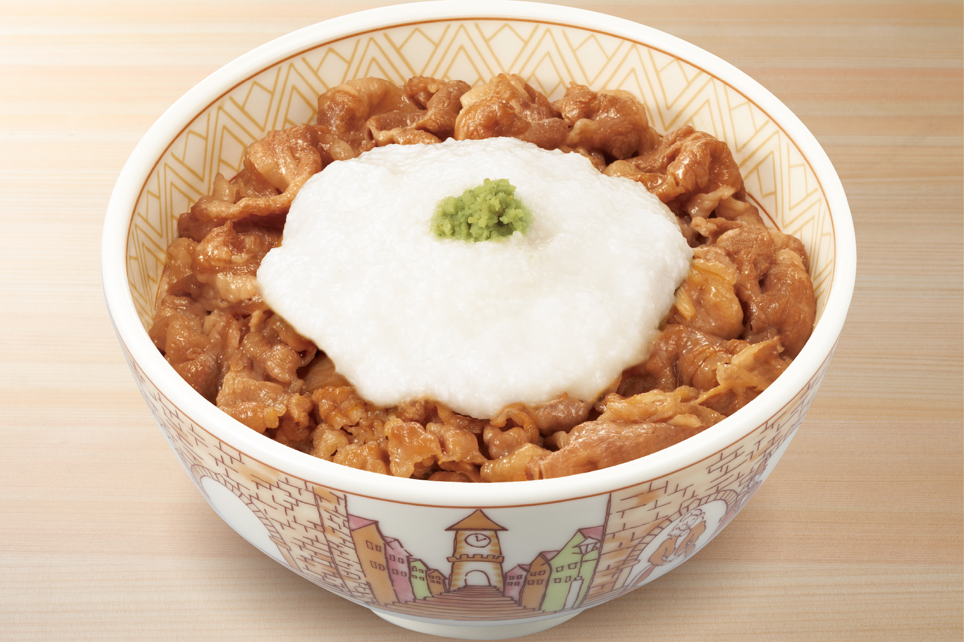 すき家 わさび山かけ牛丼