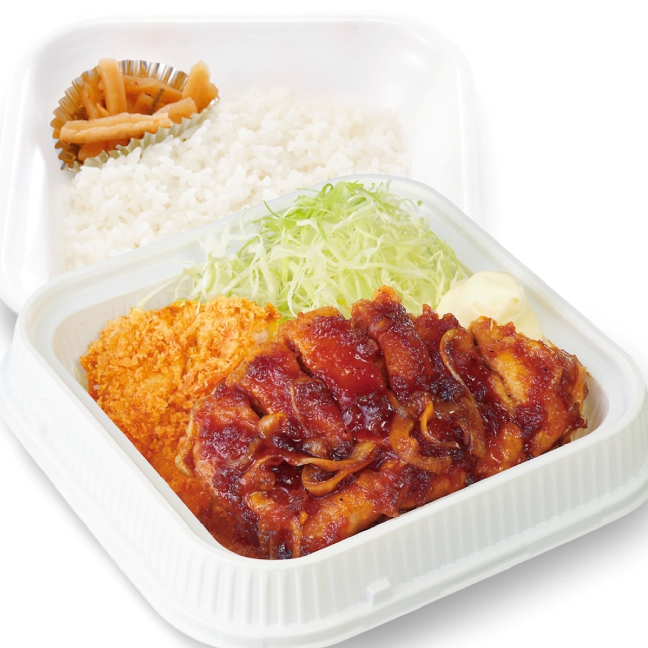 かつや トンテキとロースカツ弁当