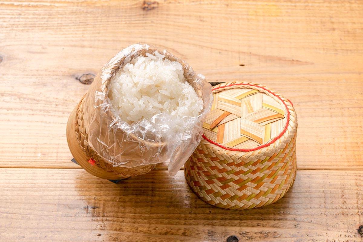 バンコックポニー食堂 ข้าวเหนียว もち米 Sticky Rice