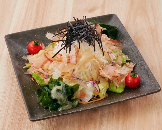 夢庵 大根パリパリサラダ(味噌ドレッシング)