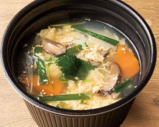 七輪房 玉子スープ