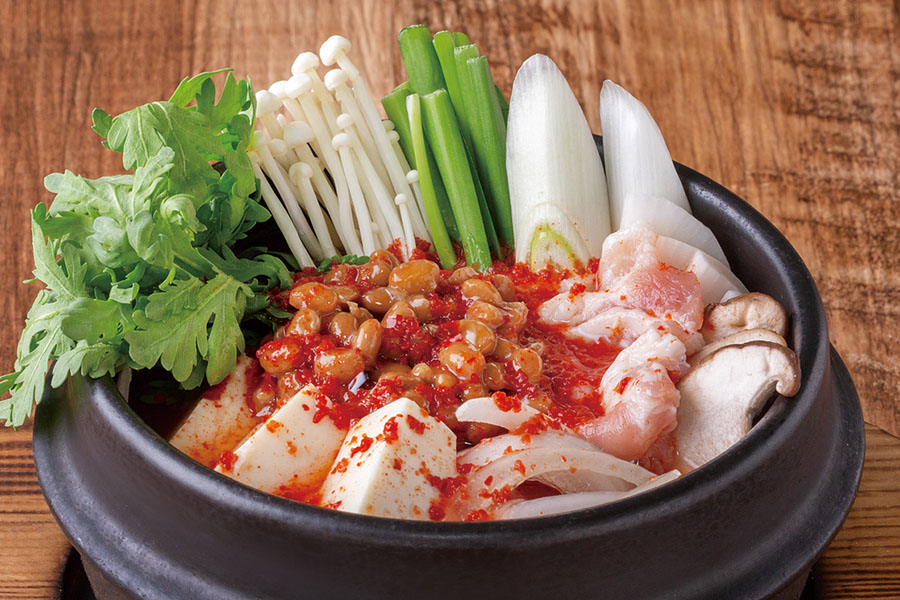 豚大門市場 チョングッチャン弁当(納豆チゲ)