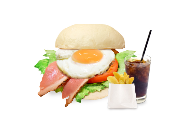 the 3rd burger エッグサンドセット/高加水バンズ