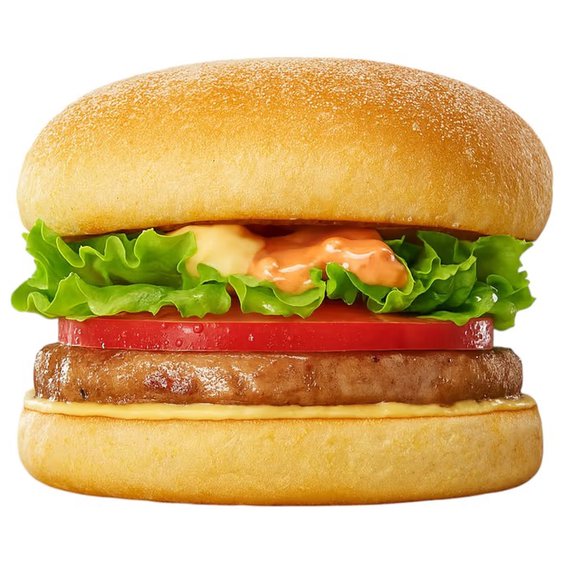 ゼッテリア ZETTERIA 【単品】モーニングマフィン Sausage Muffin with Tomato ＆ Lettuce