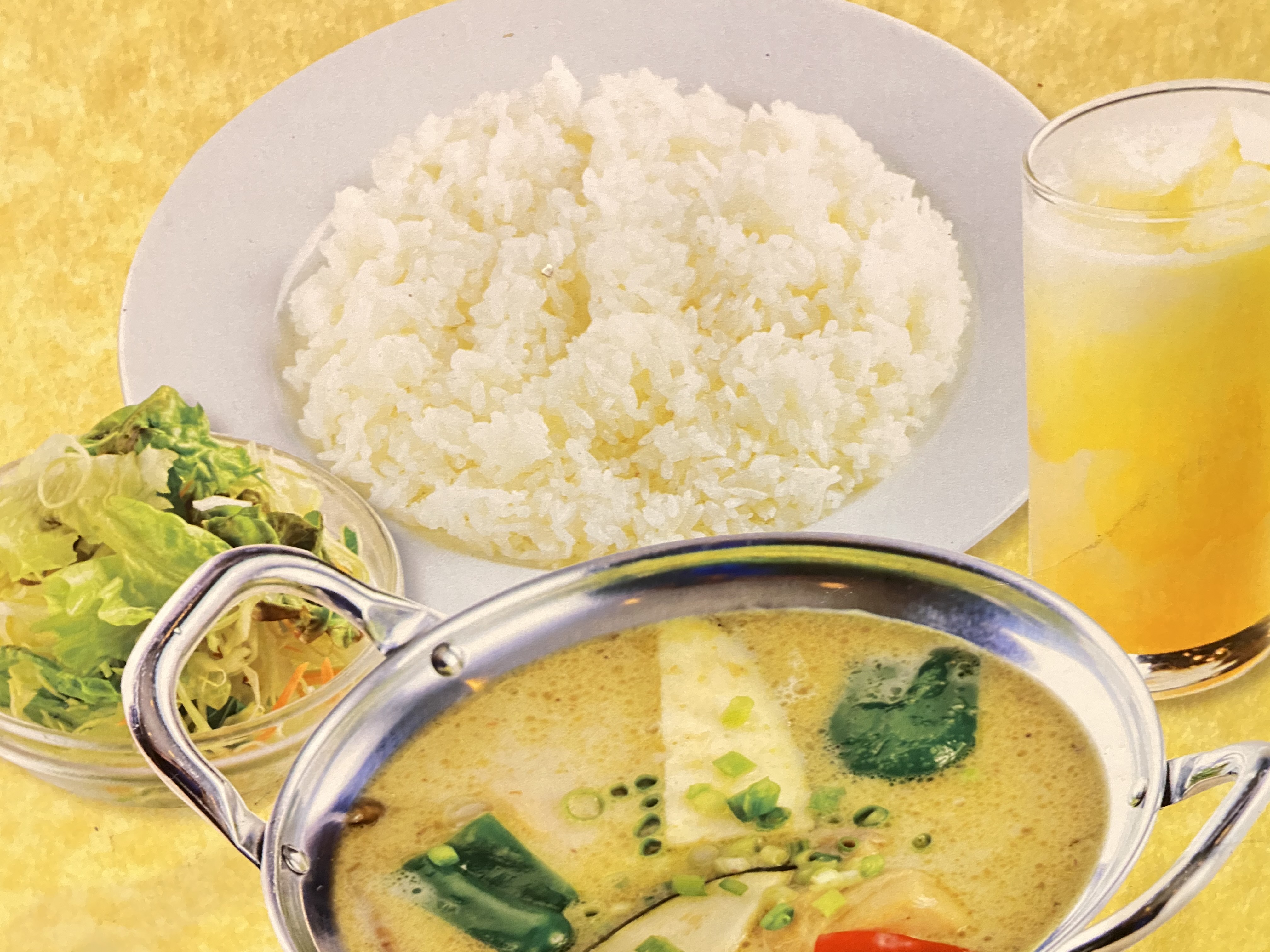 スワガット グリーンカレーセット Green Curry Set