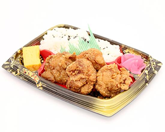 鳥ぷろ 醤油からあげ弁当 Soy Sauce Fried Chicken Bento Box
