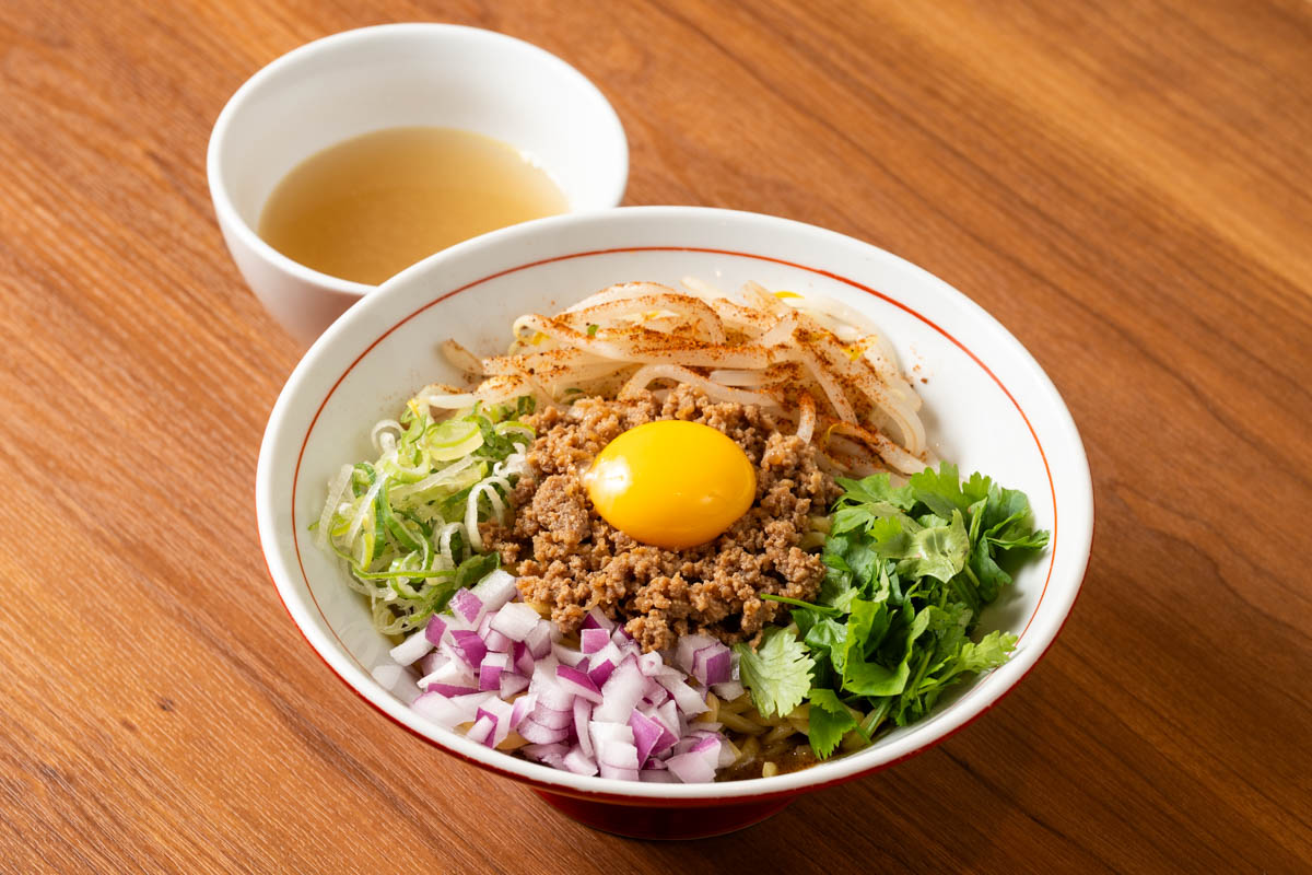 鶏ポタラーメンTHANK スパイスまぜそば(ミニスープ付き)