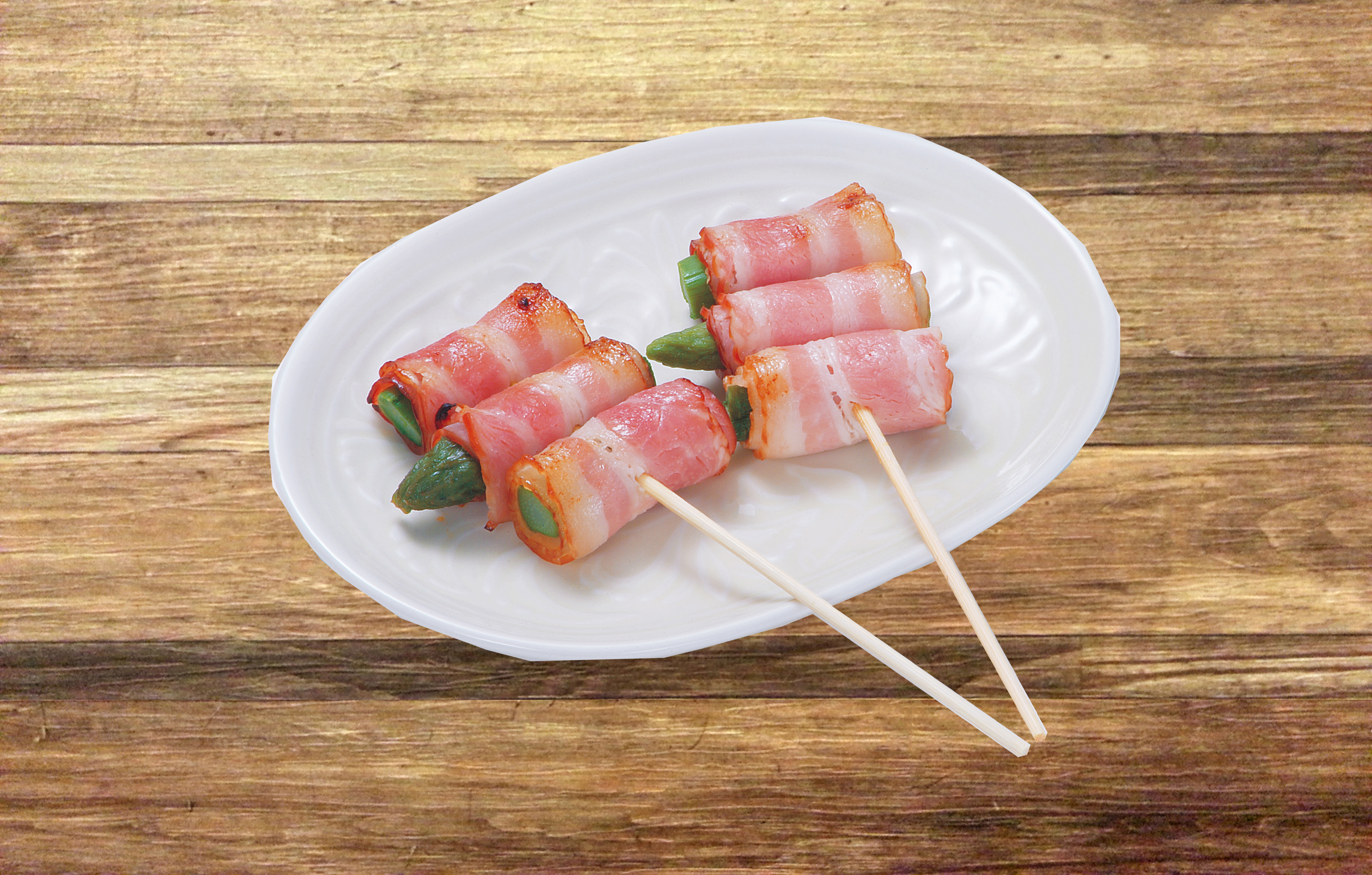 つぼ八 アスパラベーコン巻