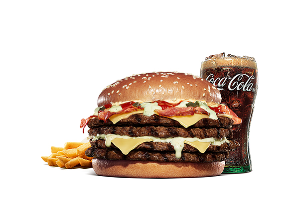 バーガーキング アルファキング・イエティ ザ・ワンパウンダーセット