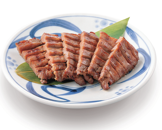 牛たん とろろ 麦めし ねぎし 【単品】しろたんあつぎり(牛たんあつぎり3枚)