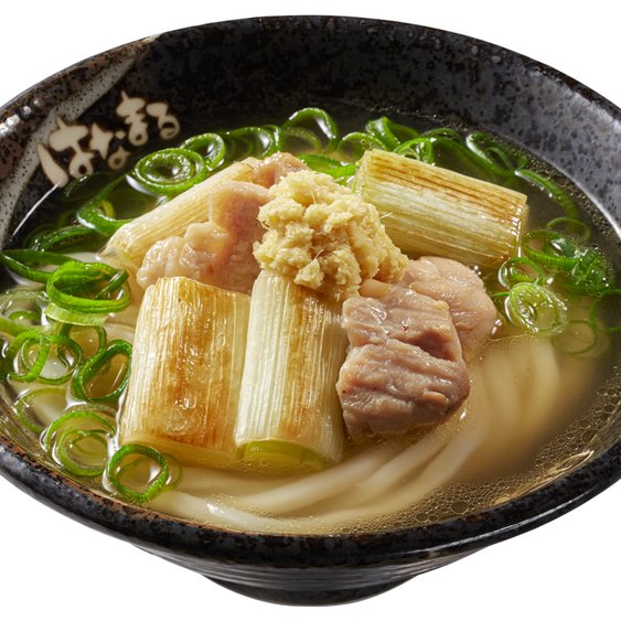 はなまるうどん 生姜鶏ねぎ塩うどん