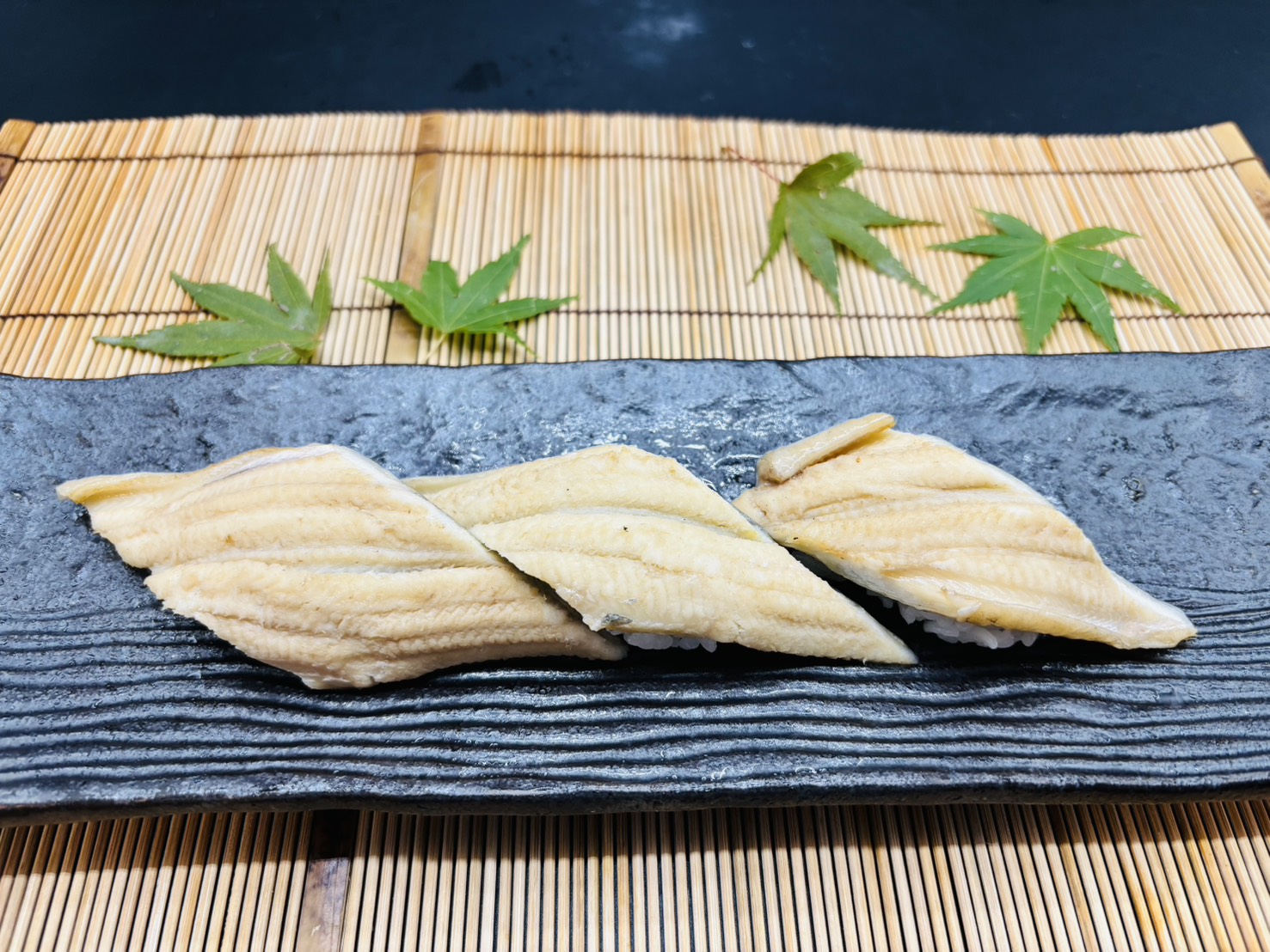 がんこ 穴子にぎり3貫 3 pieces of conger eel nigiri