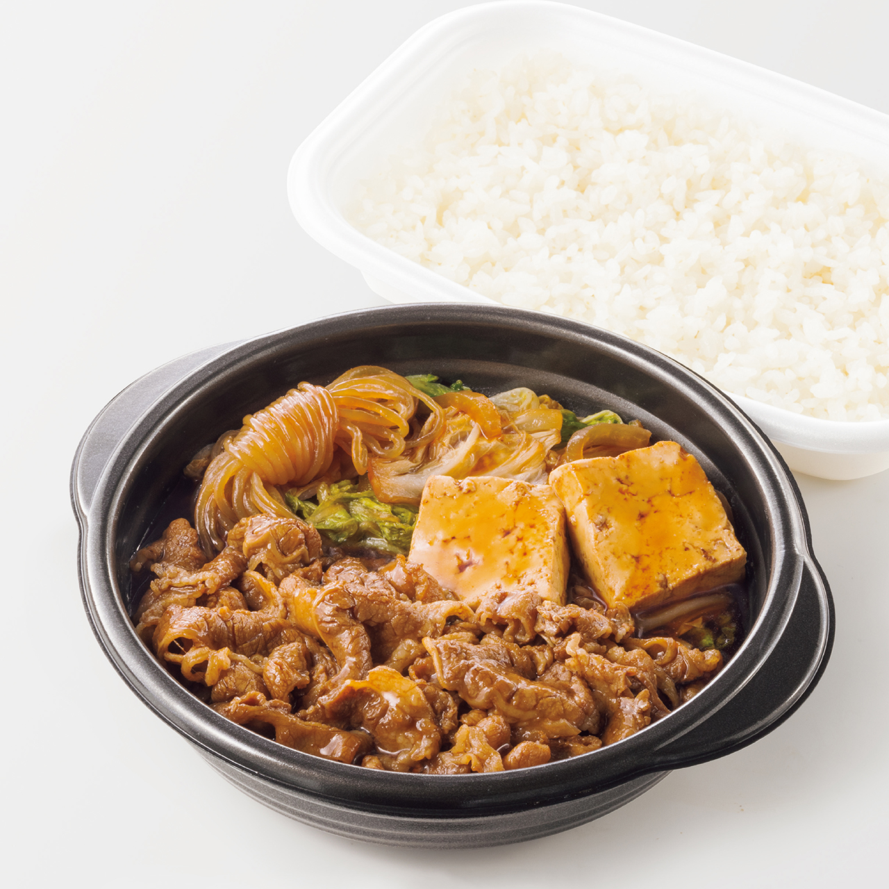 ほっともっと W牛すき焼き弁当(肉2倍)