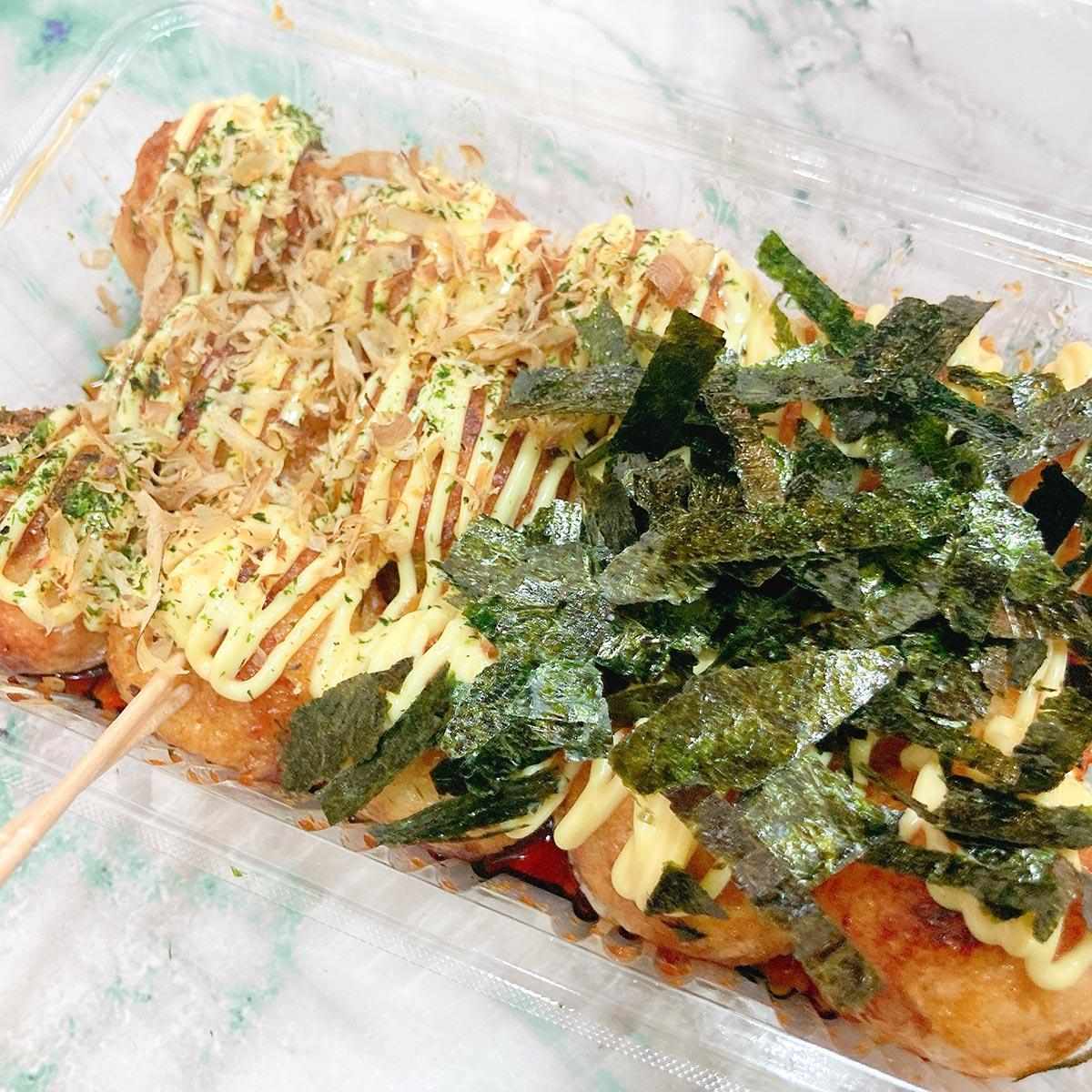 てったこ もちとチーズミックス(もち焼きとチーズが半々)