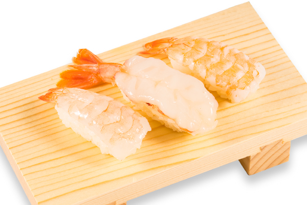 かっぱ寿司 海老三昧(3貫)