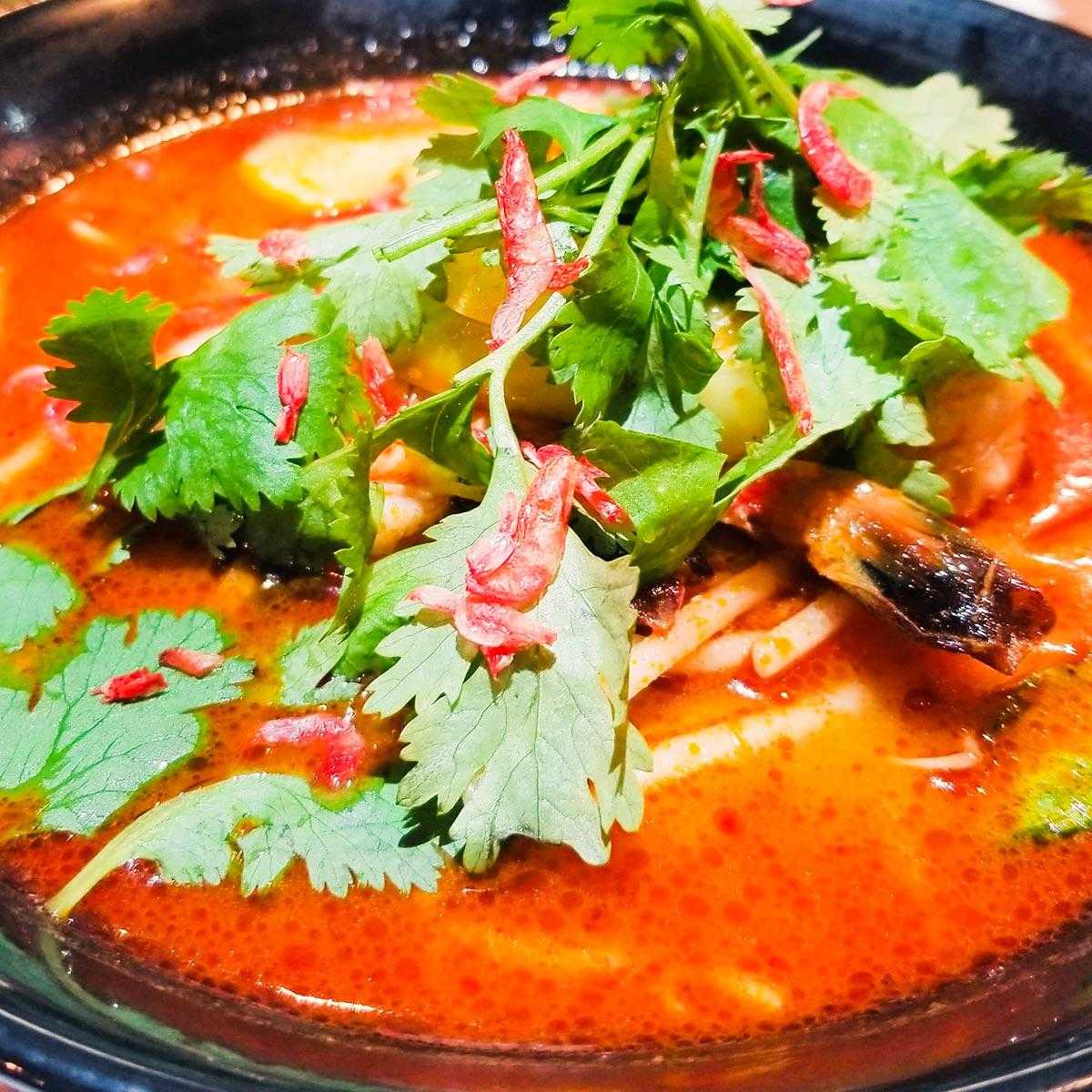 スパイスhub Tom Yam ramen トムヤムラーメン