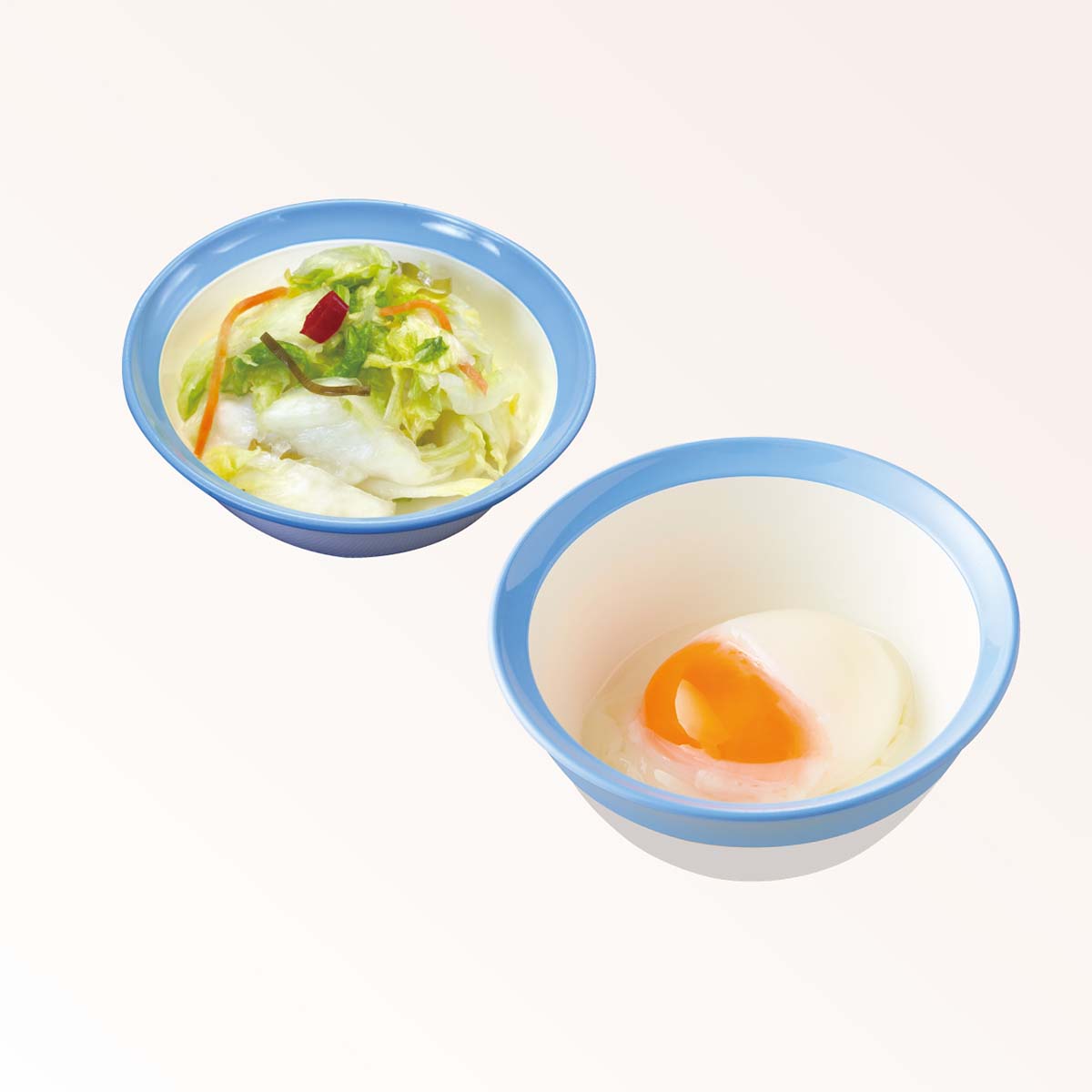 松屋 お新香半熟玉子セット