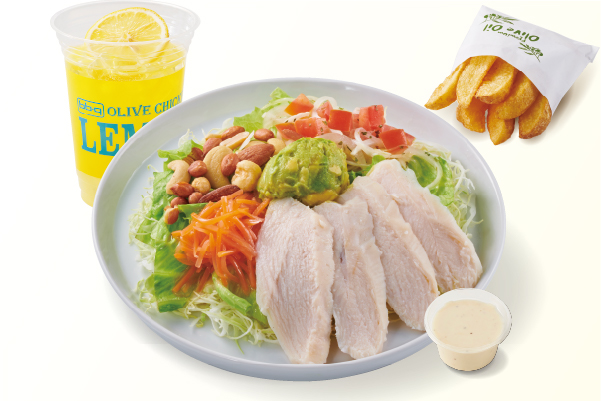 bb.qオリーブチキンカフェ ビタミンサラダポテトセット