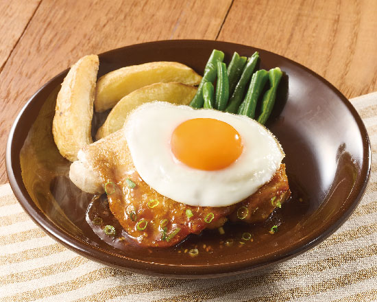ジョナサン 若鶏のグリル てりやきソース＆目玉焼き