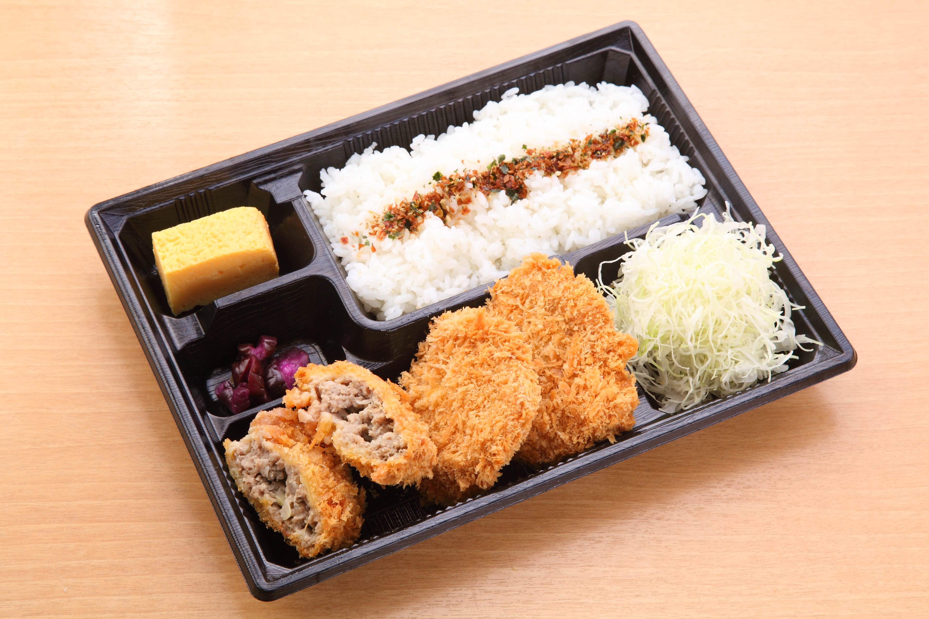 かつ麦 ヒレとミンチかつ弁当