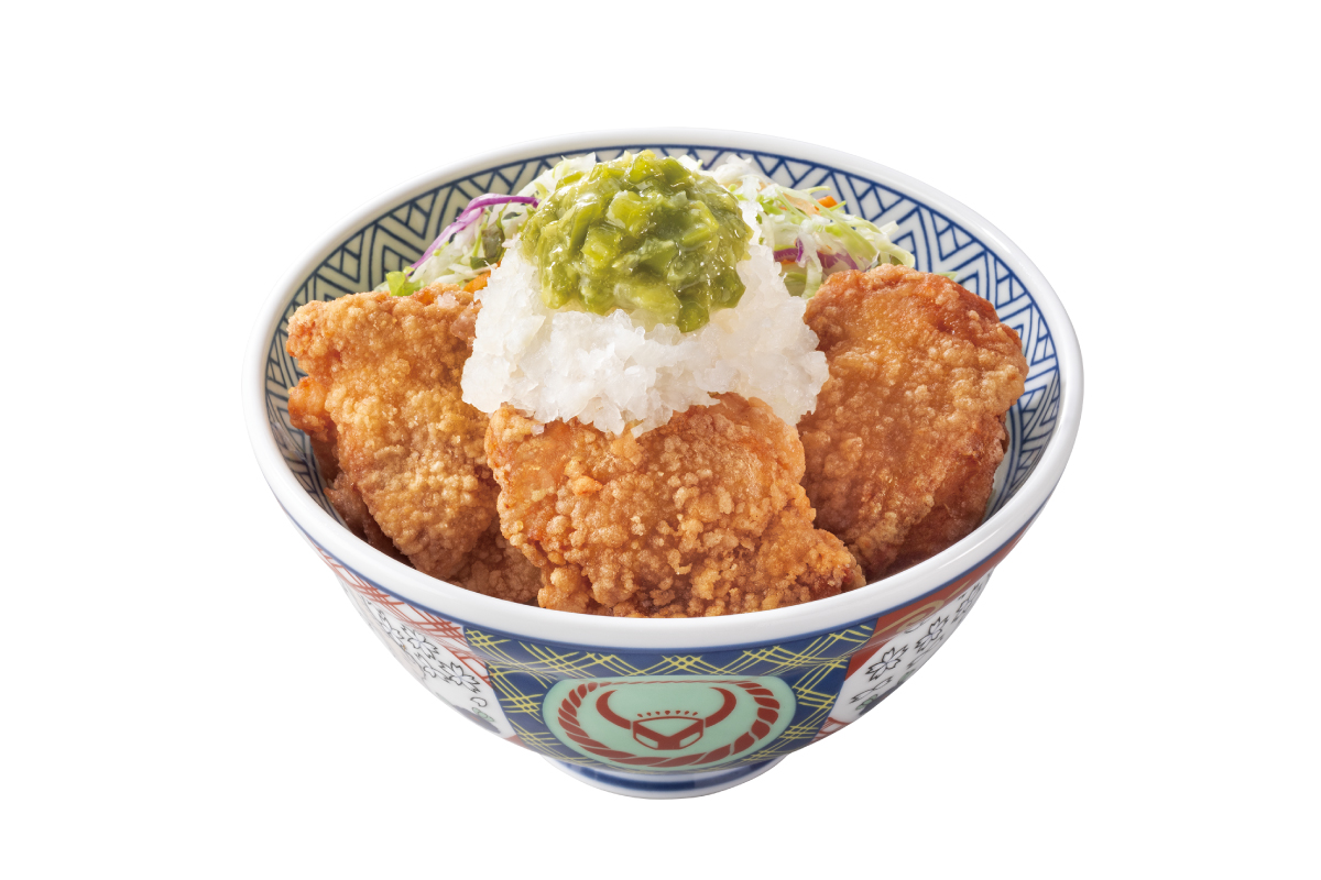 吉野家 鬼おろしわさびから揚げ丼