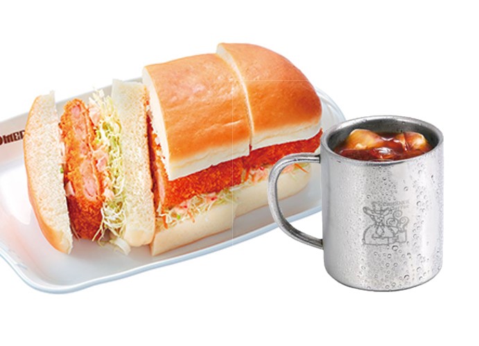 コメダ珈琲店 エビカツパンセット