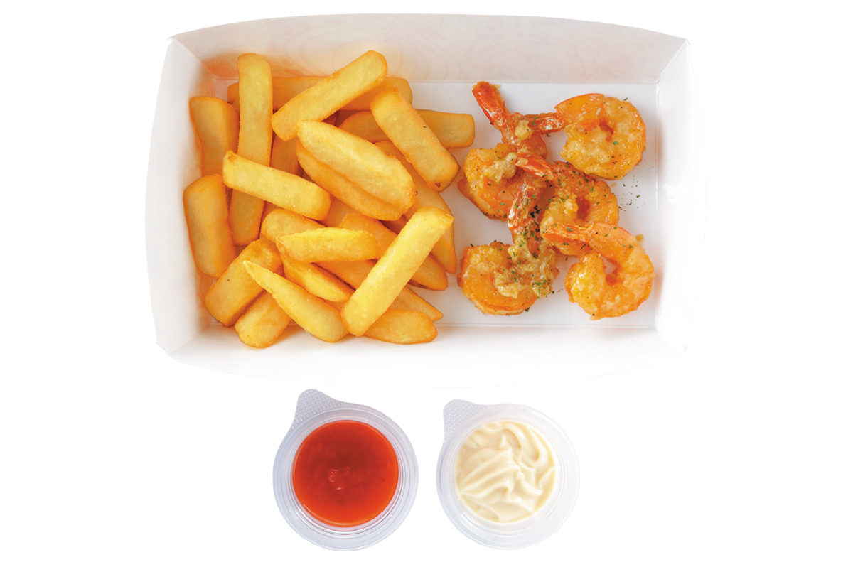 びっくりドンキー ガーリックシュリンプ＆ポテト