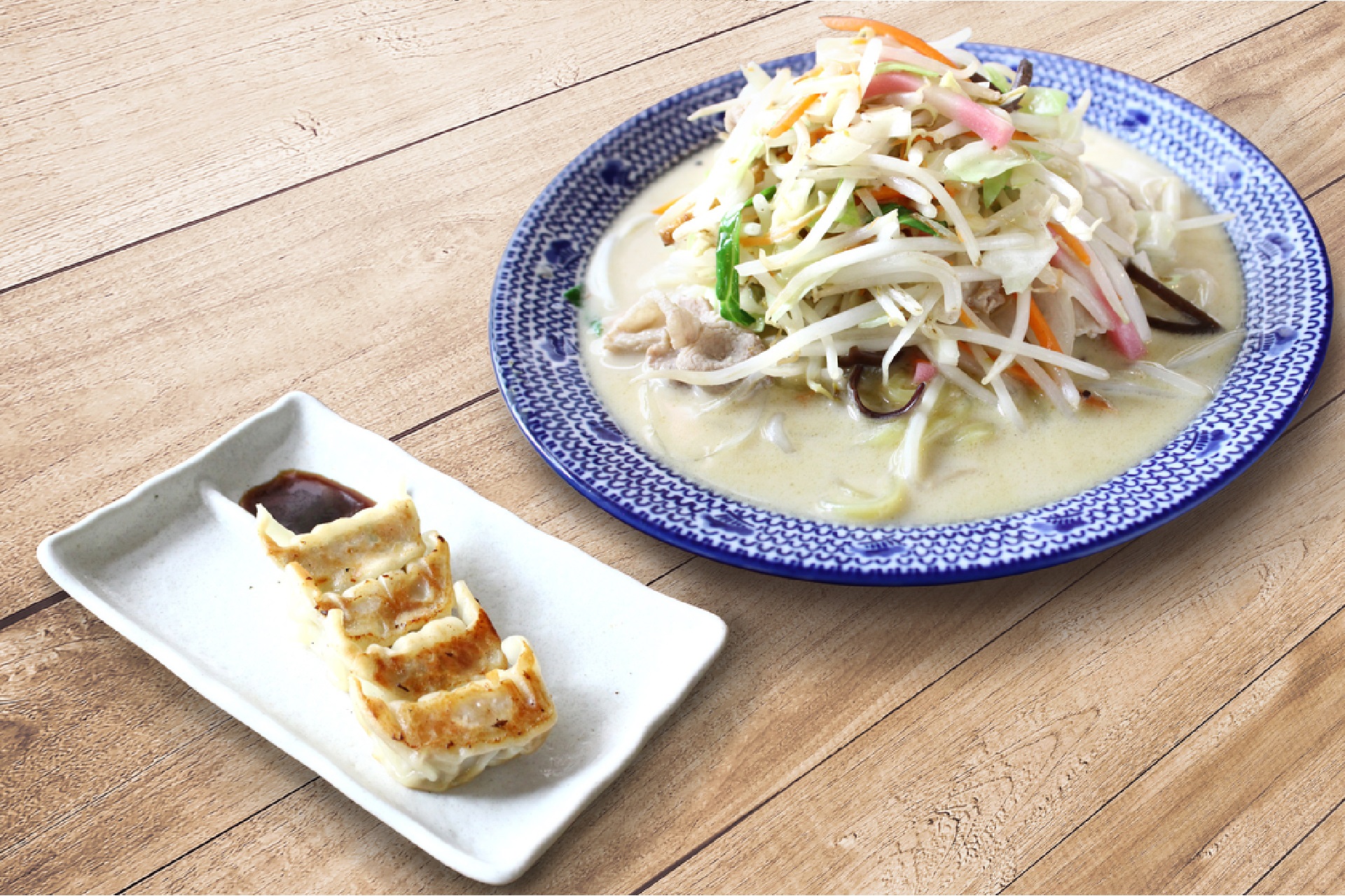 じげもん 白ちゃんぽん＆餃子5個セット