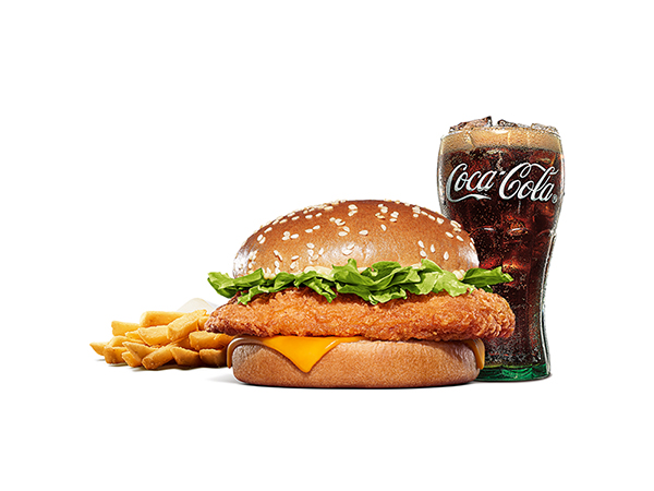 バーガーキング チーズスモーキーフライドチキンセット