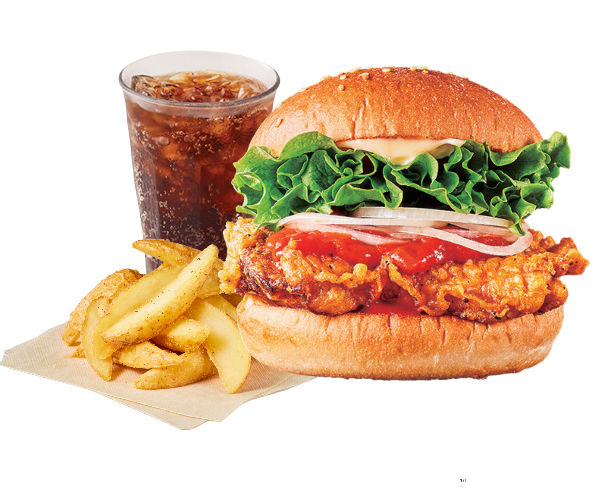 フレッシュネスバーガー [セット]ホットチリチキンバーガー