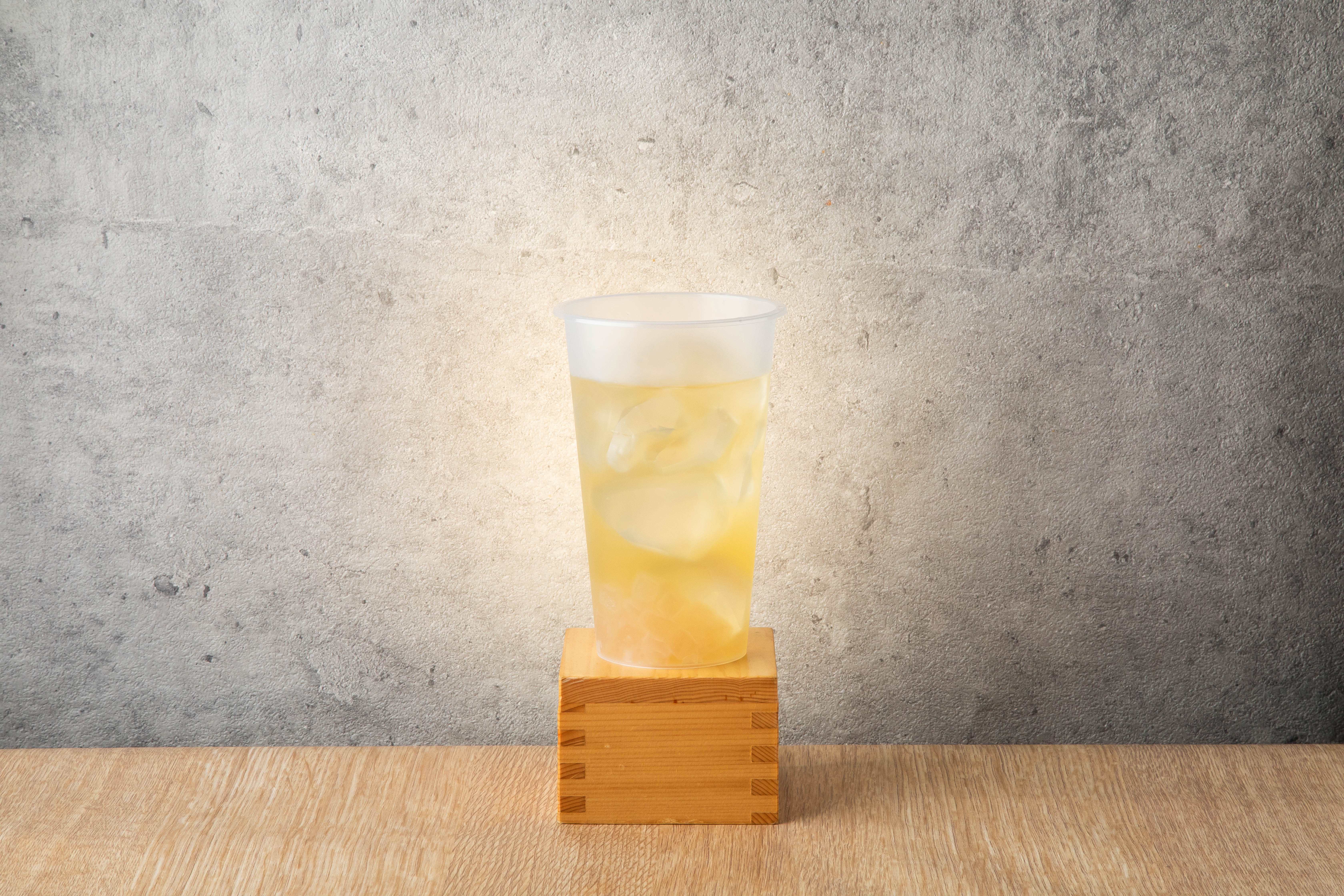 わらび餅茶屋 ゆず緑茶(わらび餅)