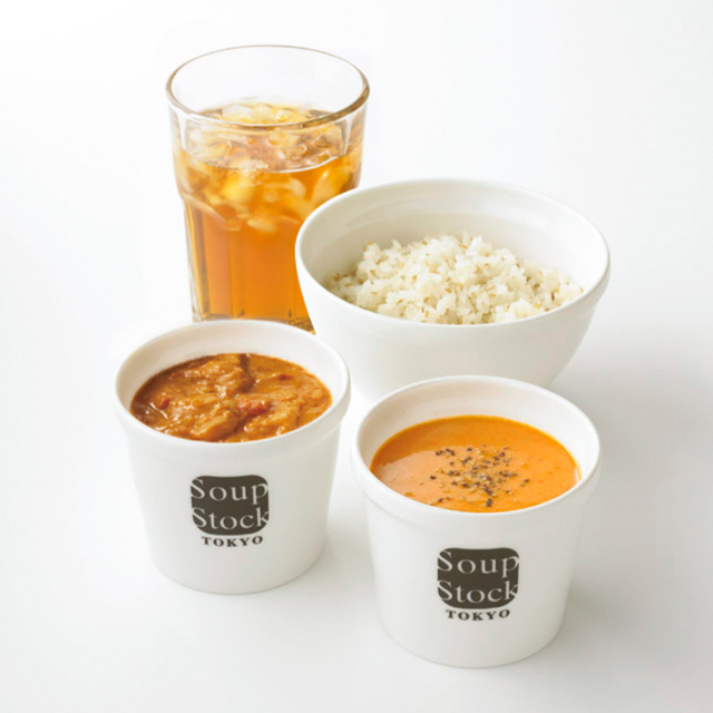 スープストックトーキョー カレーとスープのセット(ドリンク付き)