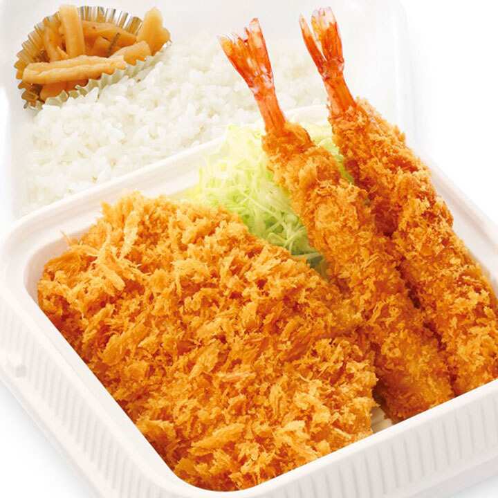 かつや 海老・ロースカツ弁当