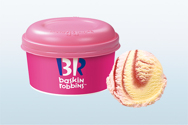 サーティワンアイスクリーム フレッシュパックミニ バナナ＆ストロベリー