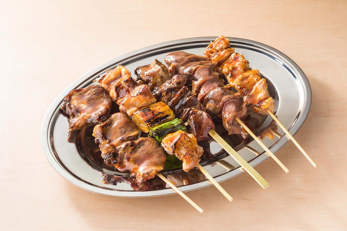 やきとりセンター 串5本盛り